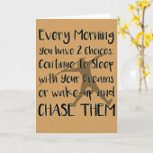 Carte Javelin Throw Inspiration Card (Fleur jaune)