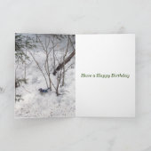 Carte Jay bleu, anniversaire (Intérieur)