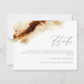 Carte JAYLA Boho Terracotta Burnt Orange Détails C (Devant)