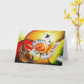 Carte Jazz (Fleur jaune)