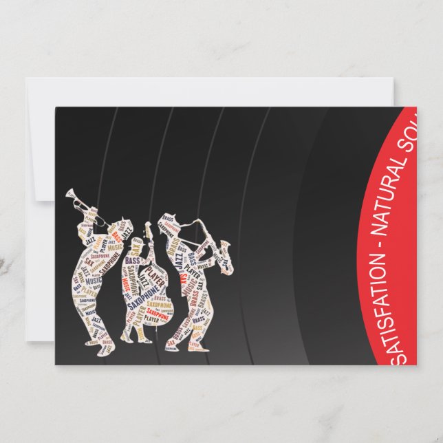 Carte Jazz Band (Devant)
