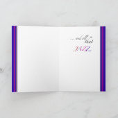Carte Jazz d'anniversaire, saxophone (Intérieur)