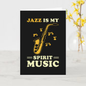 Carte Jazz Dire Cadeau (Fleur jaune)