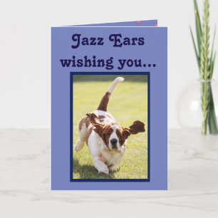 Carte "Jazz Ears" & "Jazz Hands" on Funny Birthday Card
