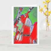 Carte Jazzman (Fleur jaune)