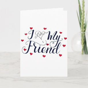 CARTE JE "AIME" MON AMI ANNIVERSAIRE EST SPÉCIAL