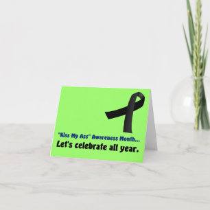 Carte Je célèbre tous les mois de sensibilisation