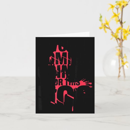 Carte Je commettrais des crimes pour cet amoureux des ch (Fleur jaune)