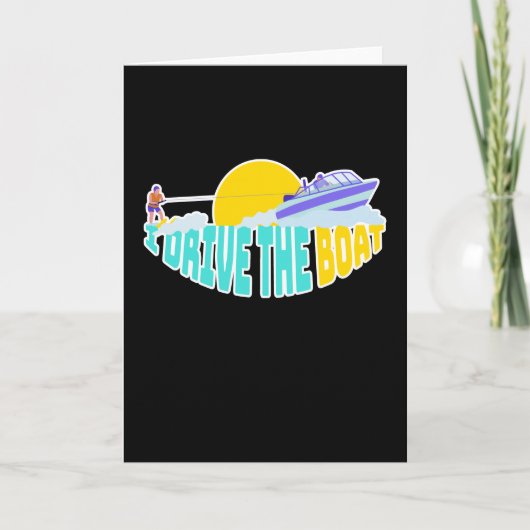 Carte Je Conduis Le Boat Waterski (Devant)