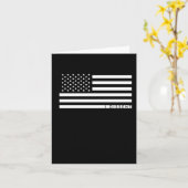 Carte Je conteste le drapeau américain 1 (Fleur jaune)