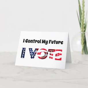Carte Je contrôle mon avenir - Je vote
