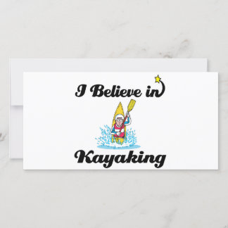 Carte je crois au kayak