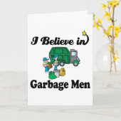 Carte je crois aux ordures (Fleur jaune)