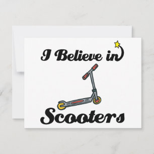 Carte je crois aux scooters
