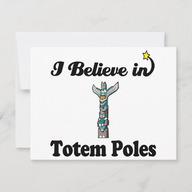 Carte je crois aux totems (Devant)