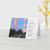 Carte Je crois en toi... (Fleur jaune)