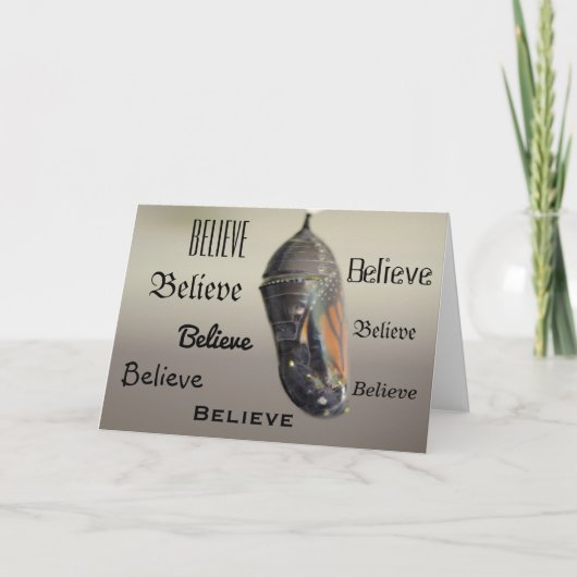 Carte Je crois en vous (Devant)