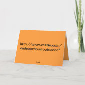 Carte Je cuisine pour Halloween - (Dos)