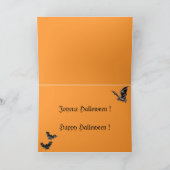 Carte Je cuisine pour Halloween - (Intérieur)