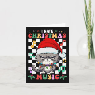 Carte Je déteste la musique de Noël Noël Noël Noël Noël