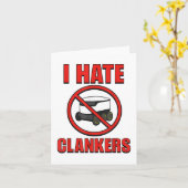 Carte Je Déteste Les Clankers Drôle Pour Les Hommes Femm (Fleur jaune)