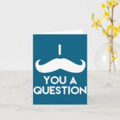 Carte Je Dois Vous Poser Une Question _ Citation De Jeu (Fleur jaune)