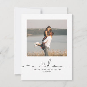 Carte Je fais à mon Mariage Groom Message du matin Photo