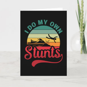 Carte Je Fais Mes Propres Stunts Jet Ski Retro Jet Ski J
