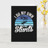 Carte Je Fais Mes Propres Stunts Mountain Bike (Fleur jaune)