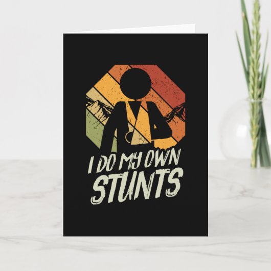 Carte Je Fais Mon Propre Accident Sportif Stunts (Devant)