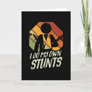 Carte Je Fais Mon Propre Accident Sportif Stunts