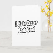 Carte Je Fais paraître le cancer bon (Fleur jaune)