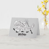 Carte Je Fais Solennellement Prier Que Je Ne Suis Pas À (Fleur jaune)