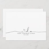 Carte Je fais un message à ma salle de bal le jour de mo (Devant / Derrière)