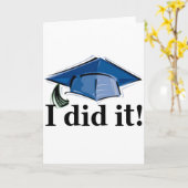 Carte Je L'Ai Fait ! (Fleur jaune)