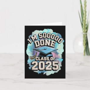 Carte Je L'Ai Fait Cl De 2025 Graduation 2025 Us Drapeau