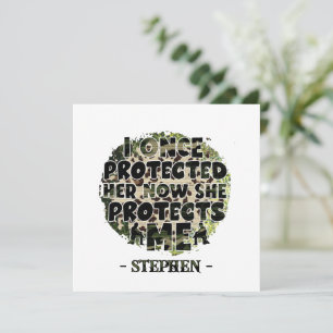 Carte Je L'Ai Protégée, Maintenant Elle Me Protège