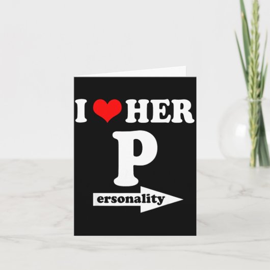 Carte Je l'aime Ity drôle Saint-Valentin couple apparié (Devant)