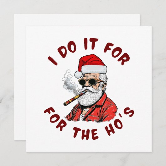 Carte Je le fais pour le hos (Devant / Derrière)