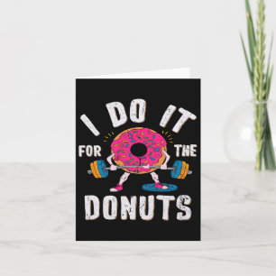 Carte Je Le Fais Pour L'Entraînement Des Donuts