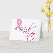 Carte Je lui ai fait le cancer du sein (Fleur jaune)