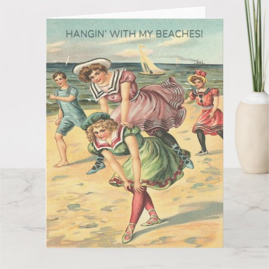 Carte Je m'accroche à mes plages (Devant)