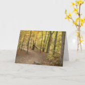 Carte "Je marcherai avec toi" (Fleur jaune)