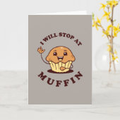 Carte Je m'arrêterai au petit pain (Fleur jaune)