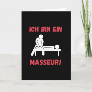 Carte Je Massage Un Masseur
