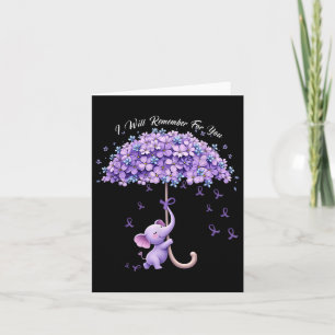 Carte Je Me Rappelle Pour Vous Purple Elephant Heimers A