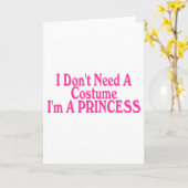 Carte Je n'ai pas besoin d'un costume que je suis une (Fleur jaune)
