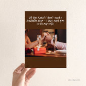 CARTE JE N'AI PAS BESOIN QUE TU SOIS MICHELIN STAR, PERS