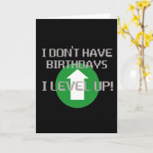 Carte Je n'ai pas d'anniversaire... (Fleur jaune)