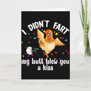 Carte Je N'ai Pas Péter Mon Cul Vous A Envoyé Un Baiser 